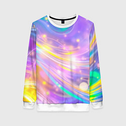 Свитшот женский Волшебный мистический космос, цвет: 3D-белый