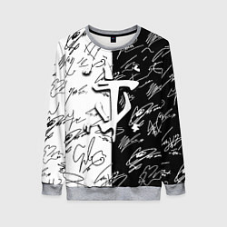 Женский свитшот Doom автографы