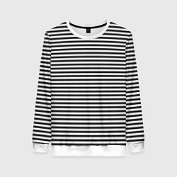 Свитшот женский Тельняшка подводника, цвет: 3D-белый