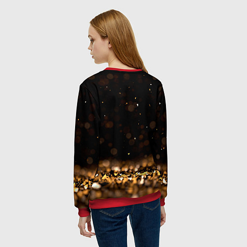 Женский свитшот Крылья Родины ВДВ / 3D-Красный – фото 4