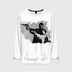 Женский свитшот Леон рисунок