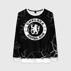 Свитшот женский Chelsea storm, цвет: 3D-белый