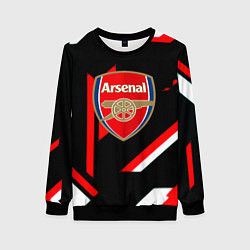 Свитшот женский Arsenal geometry steel, цвет: 3D-черный