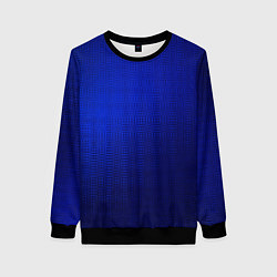 Женский свитшот Синий с затемнением текстура