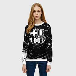 Свитшот женский Barcelona краски белые, цвет: 3D-белый — фото 2