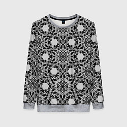 Женский свитшот Кружевной паттерн