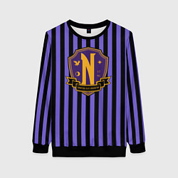 Свитшот женский Academy Nevermore, цвет: 3D-черный