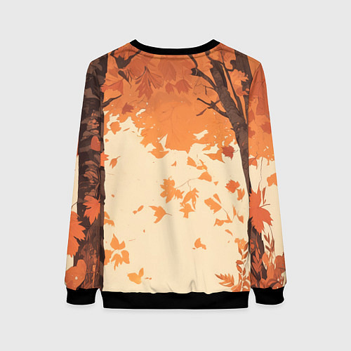 Женский свитшот Берсерк Гатс в клетчатом шарфе / 3D-Черный – фото 2