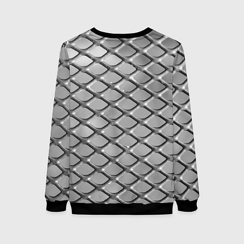 Женский свитшот Стальная сетка / 3D-Черный – фото 2