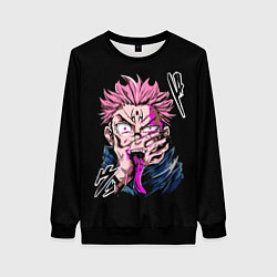 Женский свитшот Итадори с Сукуна на руке