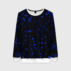 Свитшот женский Color blue khaki, цвет: 3D-белый