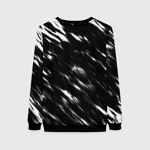 Женский свитшот Borussia штрихи красок текстура / 3D-Черный – фото 2