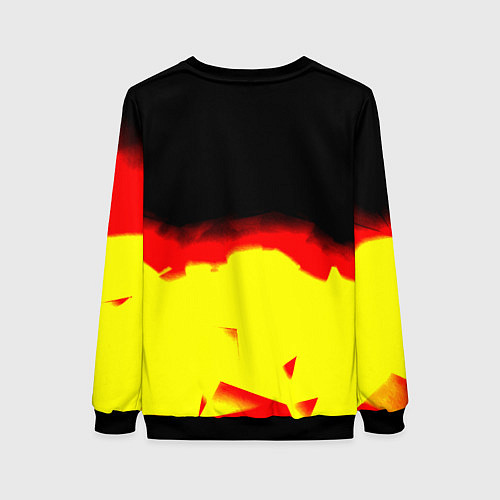 Женский свитшот Borussia абстракция золото геометрия / 3D-Черный – фото 2