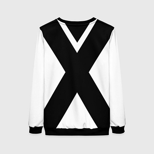 Женский свитшот Бавария Мюнхен полосы / 3D-Черный – фото 2