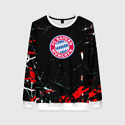 Женский свитшот Бавария Мюнхен штрихи красок