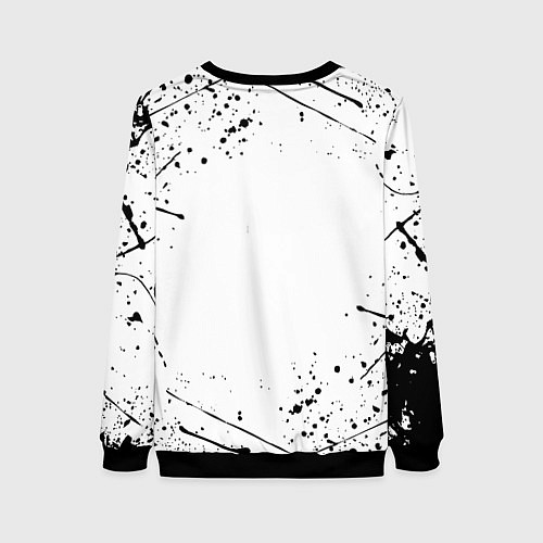 Женский свитшот Barcelona брызги красок / 3D-Черный – фото 2