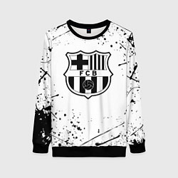 Женский свитшот Barcelona брызги красок