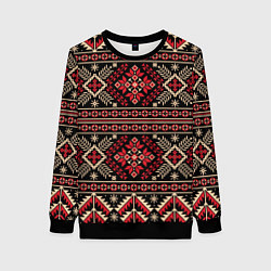 Женский свитшот Этнический славянский орнамент