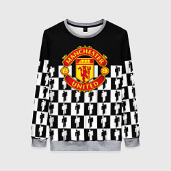 Женский свитшот Манчестер Юнайтед люди паттерн