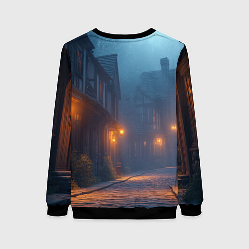 Женский свитшот Мем игорь / 3D-Черный – фото 2