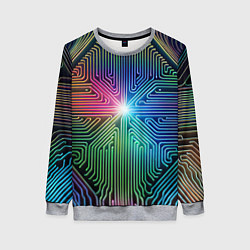 Женский свитшот Линейная графика