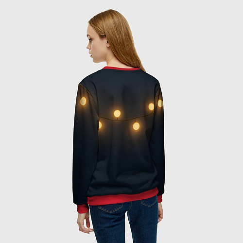 Женский свитшот Год силы и свободы 2026 / 3D-Красный – фото 4