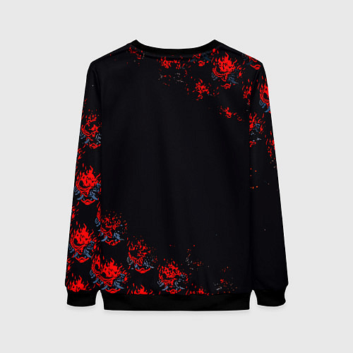Женский свитшот Манчестер Юнайтед самураи / 3D-Черный – фото 2