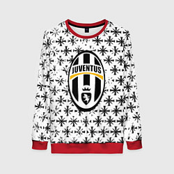 Свитшот женский Ювентус x Фаркрай паттерн, цвет: 3D-красный