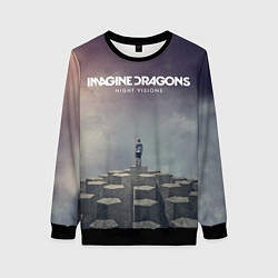 Свитшот женский Imagine Dragons: Night Visions, цвет: 3D-черный