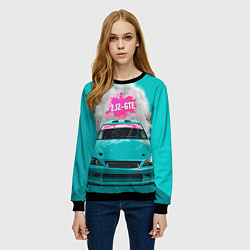 Свитшот женский 2 JZ GTE, цвет: 3D-черный — фото 2