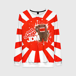 Свитшот женский Domo jdm, цвет: 3D-белый