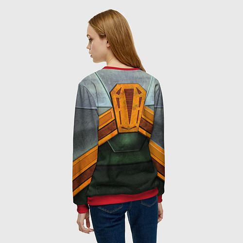 Женский свитшот Gordon Freeman: Costume / 3D-Красный – фото 4