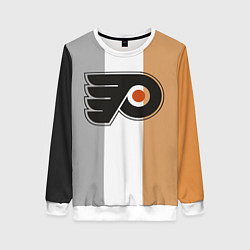 Свитшот женский Philadelphia Flyers, цвет: 3D-белый