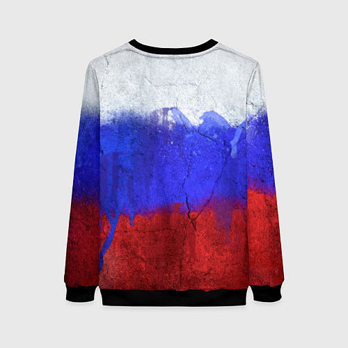 Женский свитшот Русский медведь / 3D-Черный – фото 2