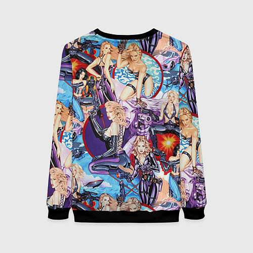 Женский свитшот Как у Мэтт Тейлора с девушками / 3D-Черный – фото 2