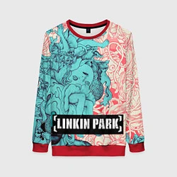 Свитшот женский Linkin Park: Sky Girl, цвет: 3D-красный