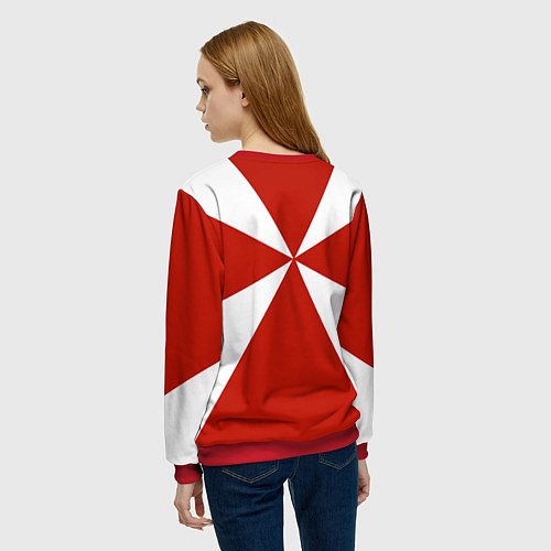 Женский свитшот Флаг ВВ / 3D-Красный – фото 4