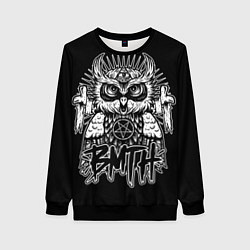 Свитшот женский BMTH Owl, цвет: 3D-черный