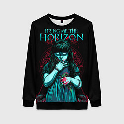 Свитшот женский BMTH: Zombie Girl, цвет: 3D-черный