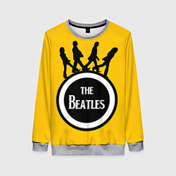 Женский свитшот The Beatles: Yellow Vinyl