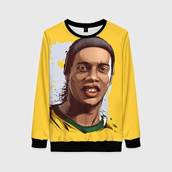 Свитшот женский Ronaldinho Art, цвет: 3D-черный