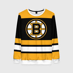 Свитшот женский Boston Bruins, цвет: 3D-белый