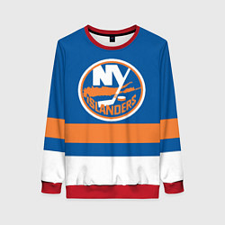 Свитшот женский New York Islanders, цвет: 3D-красный