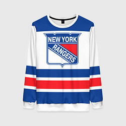 Свитшот женский New York Rangers, цвет: 3D-белый