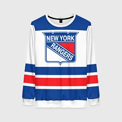 Свитшот женский New York Rangers, цвет: 3D-белый