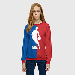Свитшот женский Эмблема NBA, цвет: 3D-красный — фото 2
