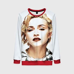 Свитшот женский Мадонна, цвет: 3D-красный