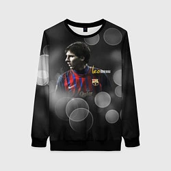 Свитшот женский Leo Messi, цвет: 3D-черный