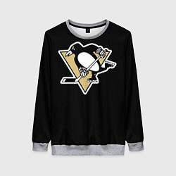Свитшот женский Pittsburgh Penguins: Malkin, цвет: 3D-меланж