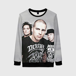 Свитшот женский Avenged Sevenfold, цвет: 3D-черный